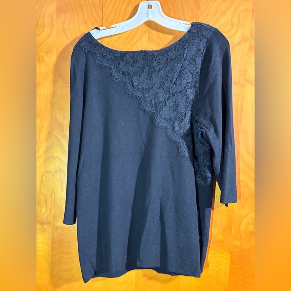 Lane Bryant Black Sweater (14/16) and Lace Skirt Set (18) - Picture 15 of 16